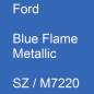 Preview: Ford, Blue Flame Metallic, SZ / M7220.